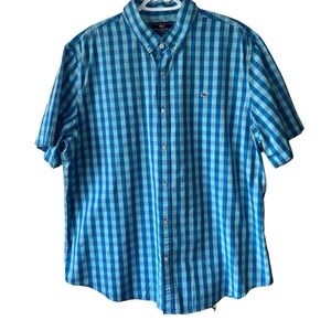 VINEYARD VINES | Men’s Slim Fit Whale Shirt Short Sleeves Size XXL